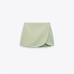 ZARA Sage Green Skort